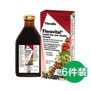 Floradix铁元 补铁补血 500mlX6