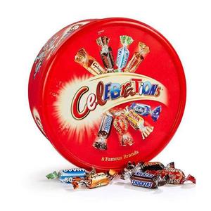 【包邮包税】英国玛氏Mars Celebrations巧克力什锦婚庆节日礼盒680g内含8种口味*5盒