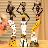 家居装饰摆件树脂娃娃非洲人物装饰品新房客厅装饰摆件工艺品